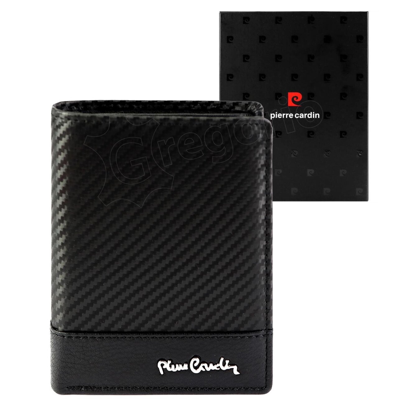 Vyriška odinė Pierre Cardin juodos spalvos piniginė Vyriška odinė Pierre Cardin juodos spalvos piniginė
