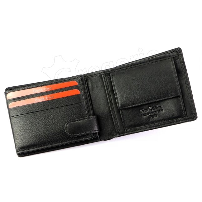 Vyriška odinė Pierre Cardin juodos spalvos piniginė 5 Vyriška odinė Pierre Cardin juodos spalvos piniginė 5